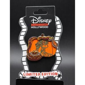 Disney D23 DSSH Shere Khan Kaa Villain Pumpkin Series Jungle Book LE 400 Pin (C2